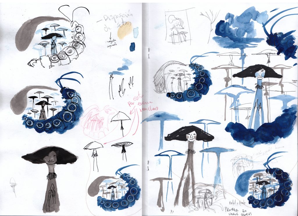 Alice in Wonderland Sketches 4